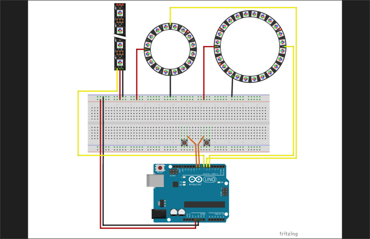 adafruit ws2812 multitasking