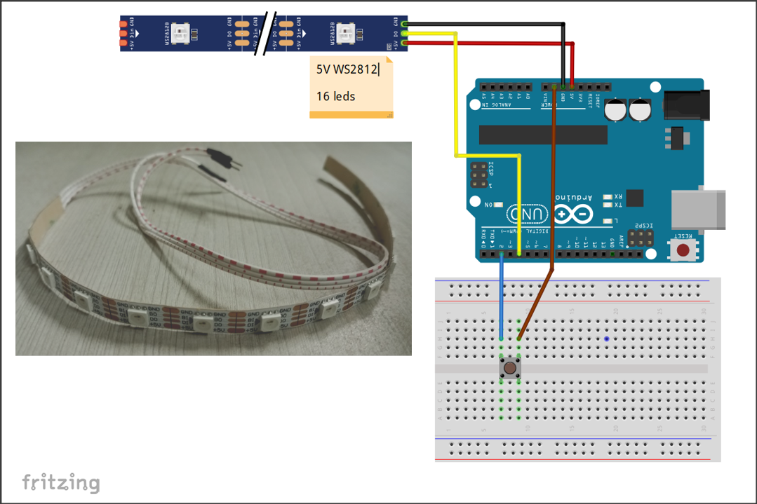 adafruit ws2812 multitasking