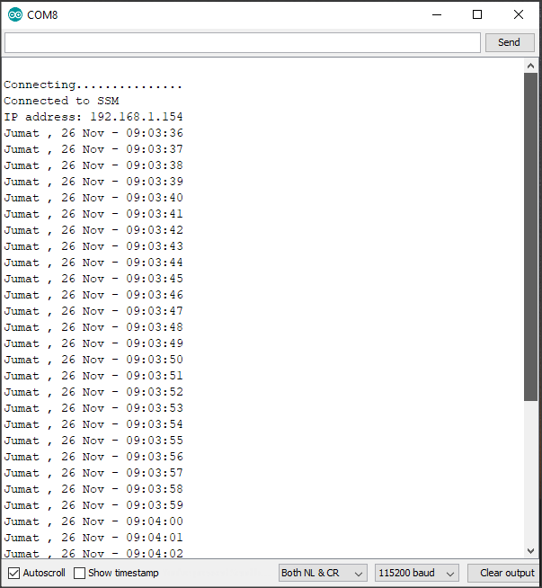 arduino ide serial monitor