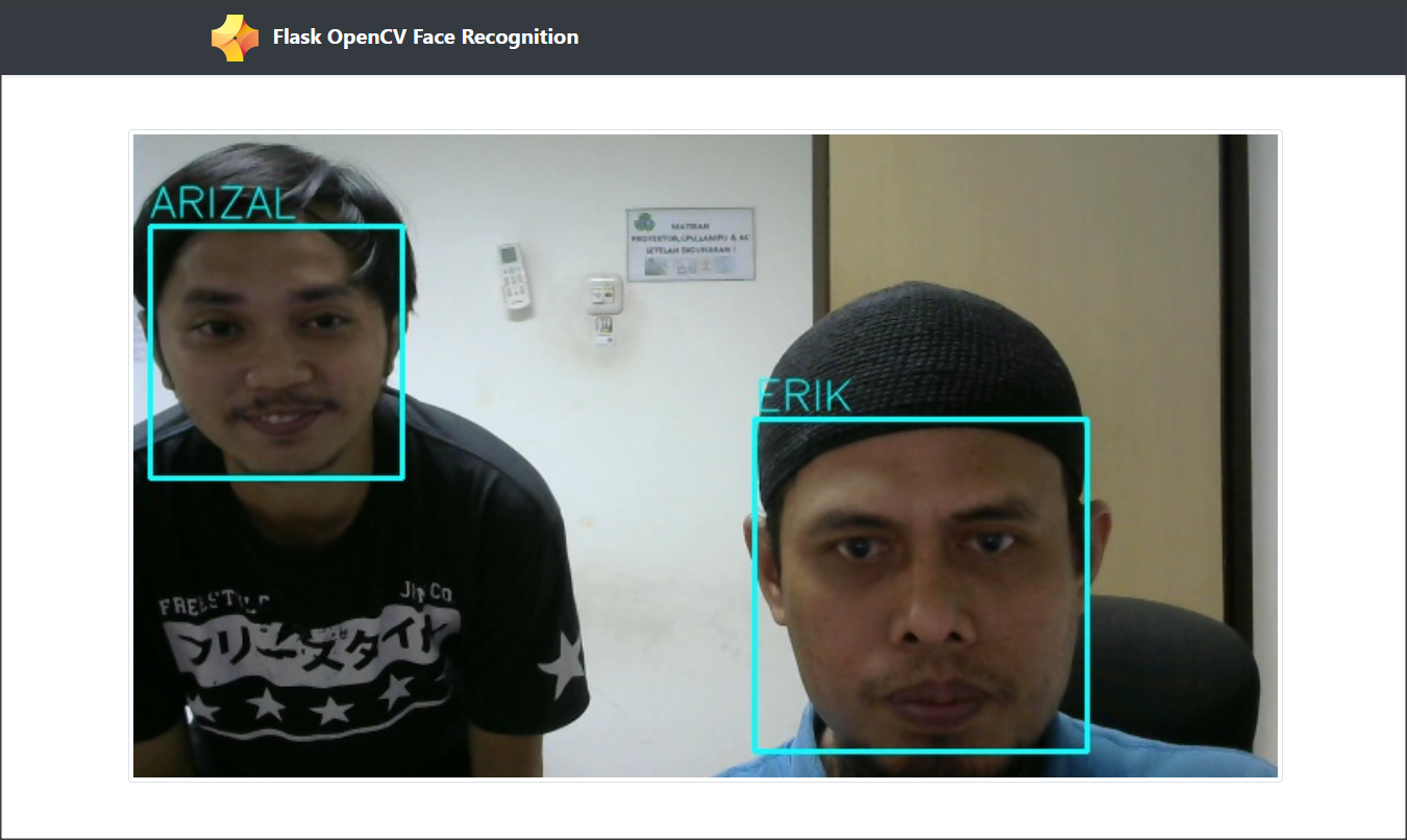 face recognition page